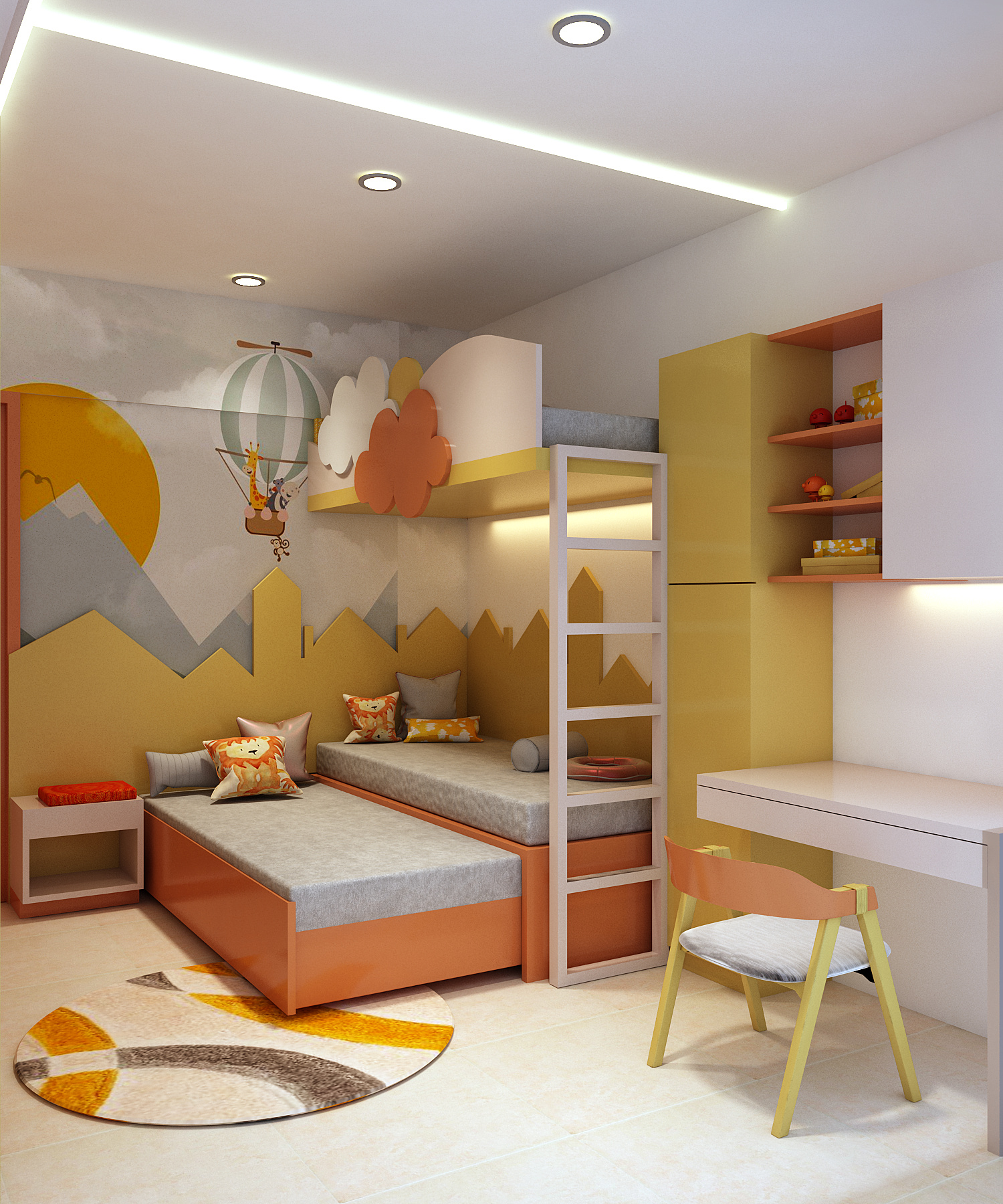 Thane - 4bhk - Space Design Group - Best Interior Designers in Mulund