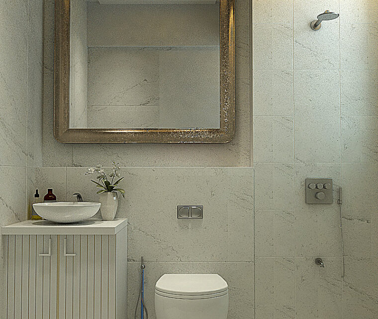 Spacious living room with large windows, L-shaped sofa, and patterned cushions